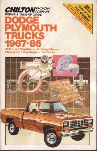 Cover for Chilton Book Company repair & tune-up guide.