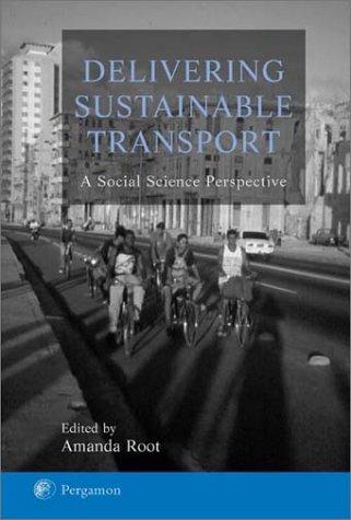 Cover for Delivering Sustainable Transport