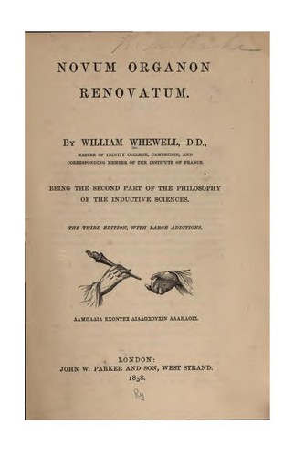 Cover for Novum organon renovatum