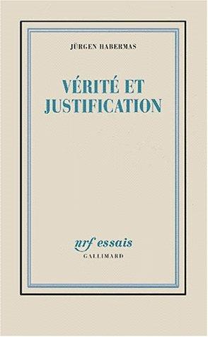 Cover for Vérité et Justification