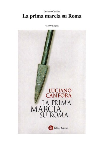 Cover for La prima marcia su Roma