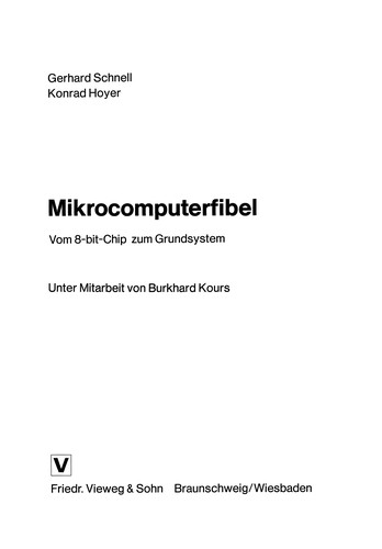 Cover for Mikrocomputerfibel