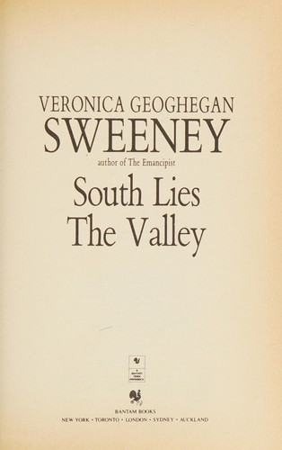 Cover for South lies the valley