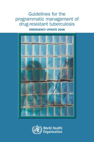 Cover for Guidelines for the programmatic management of drug-resistant tuberculosis