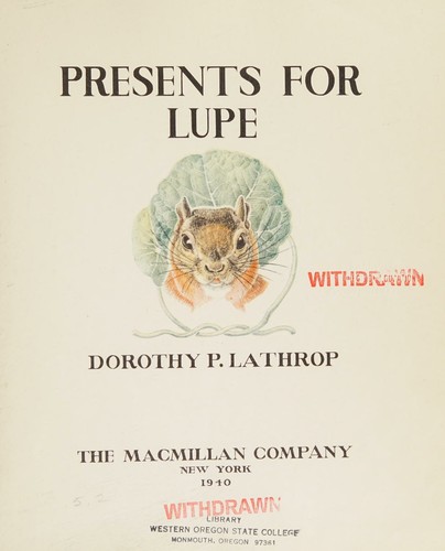 Cover for Presents for Lupe