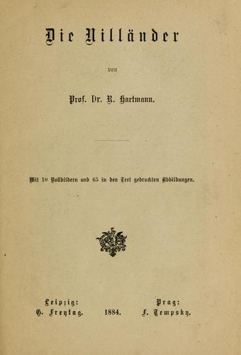 Cover for Die Nilländer
