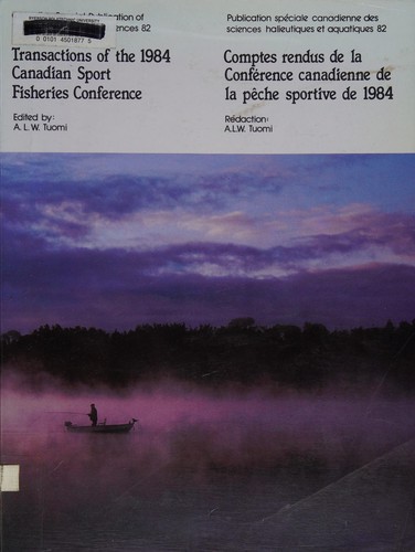 Cover for Transactions of the 1984 Canadian Sport Fisheries Conference