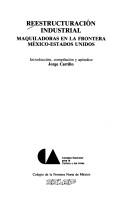 Cover for Reestructuracion industrial