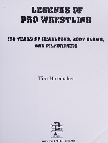 Cover for Legends of Pro Wrestling