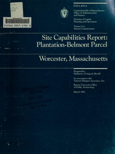 Cover for Site capabilities report