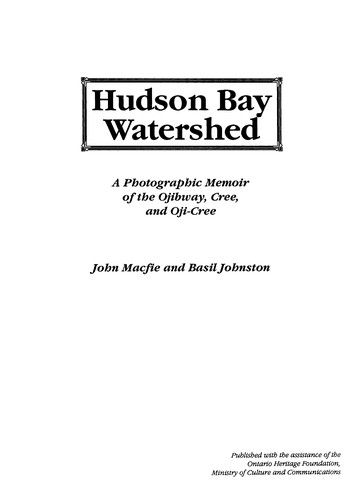 Cover for Hudson Bay Watershed