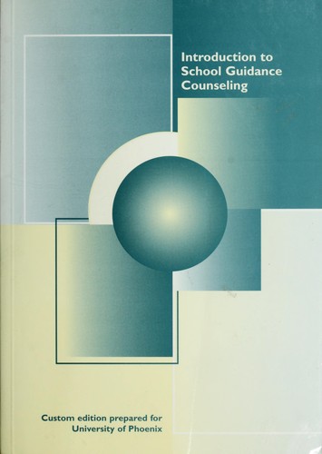 Cover for Introduction to school guidance counseling