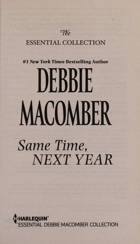Cover for Same time, next year