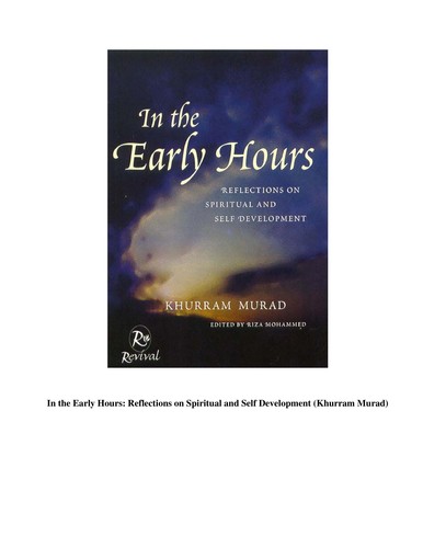 Cover for In the early hours