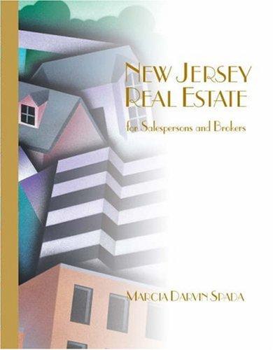 Cover for New Jersey real estate for salespersons and brokers