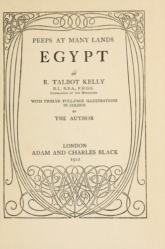 Cover for Egypt