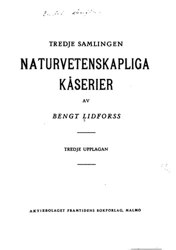 Cover for Samlade skrifter