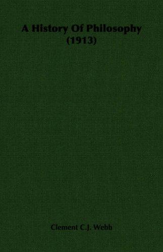 Cover for A History Of Philosophy (1913)