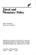 Cover for Fiscal and monetary policy