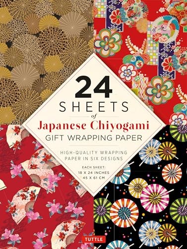 Cover for 24 Sheets of Chiyogami Patterns Gift Wrapping Paper