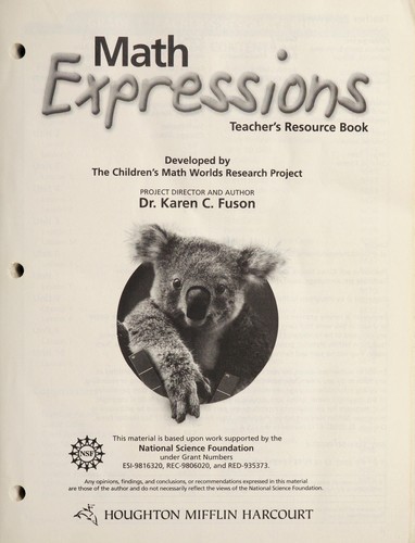 Cover for Math expressions