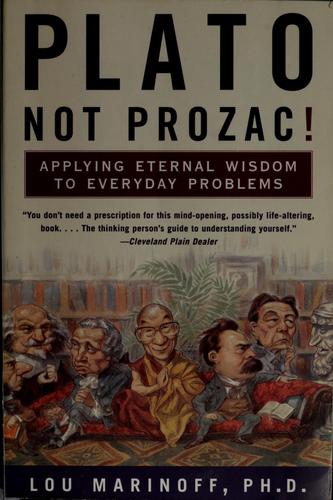 Cover for Plato, not Prozac!