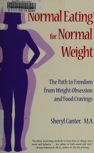 Cover for Normal eating for normal weight