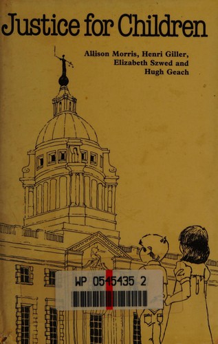 Cover for Justice for children