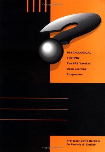 Cover for Psychological Testing