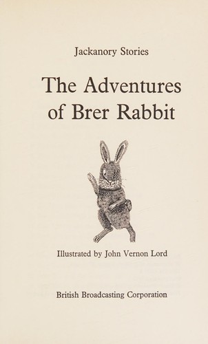 Cover for The Adventures of Brer Rabbit
