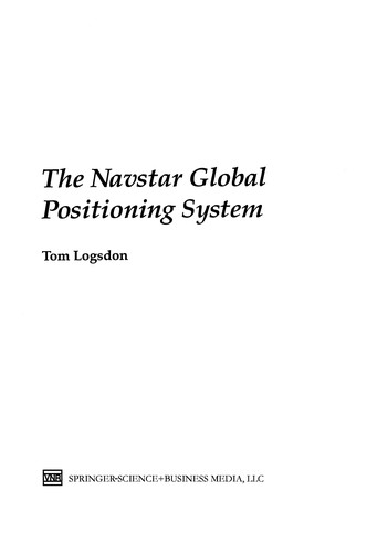 Cover for The Navstar Global Positioning System