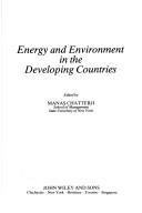 Cover for Energy and environment in the developing countries