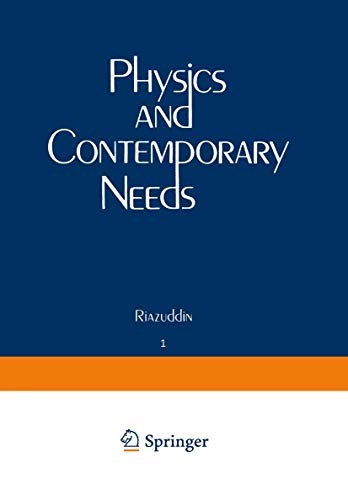 Cover for Physics and Contemporary Needs