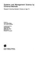 Cover for Systems and Management Science by Extremal Methods