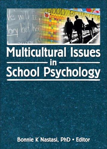 Cover for Multicultural Issues in School Psychology