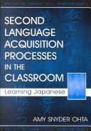 Cover for Second Language Acquisition Processes in the Classroom