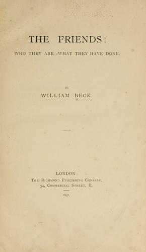 Cover for The Friends