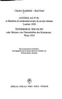 Cover for Austria as it is, or, Sketches of continental courts, by an eye-witness