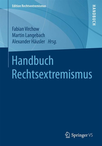 Cover for Handbuch Rechtsextremismus