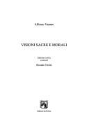 Cover for Visioni sacre e morali