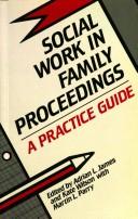 Cover for Social work in family proceedings