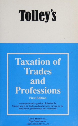 Cover for Tolley's Taxation of Trades and Professions