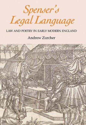 Cover for Spenser's Legal Language