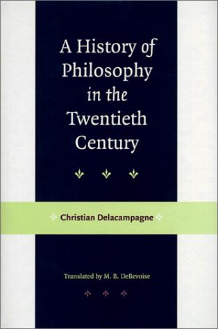 Cover for A history of philosophy in the twentieth century