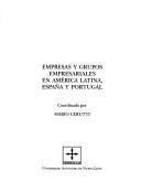 Cover for Empresas y grupos empresariales en América Latina, España y Portugal