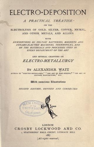 Cover for Electro-deposition