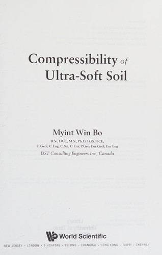 Cover for Compressibility of ultra-soft soil