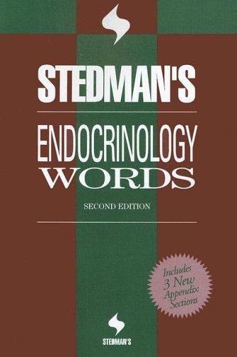 Cover for Stedman's endocrinology words.