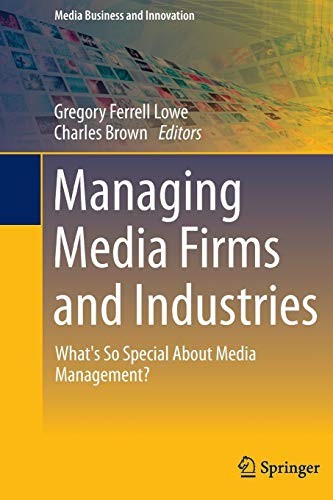 Cover for Managing Media Firms and Industries