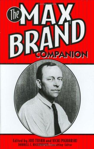 Cover for The Max Brand companion
